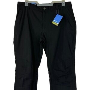 Columbia Men's Jasper Butte Omni Shield Black Water Repellent Hiking Pants 38x34
